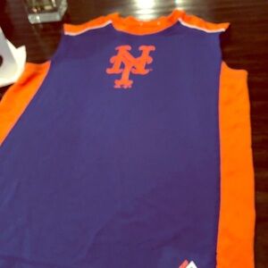 NY Mets ⚾️ Majestic sleeveless jersey tank L 14/16